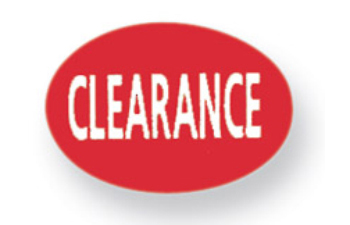 P136CR – “CLEARANCE” PRE-PRINTED STATIC CLING VINYL