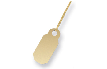 all purpose String jewelry Tags 8mm x 16mm-goldUPTOWNTOOLSall purpose White  paper String jewelry Tags 8mm x 16mm-gold • High quality all purpose string-jewelry  tags.• Size: 8mm x 16mm• Material: Plastic• Qty: 1000